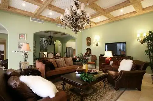 旧房改造 轻舟装饰 客厅图片来自蔷薇朵朵-粒儿在美式乡村风格---华亭