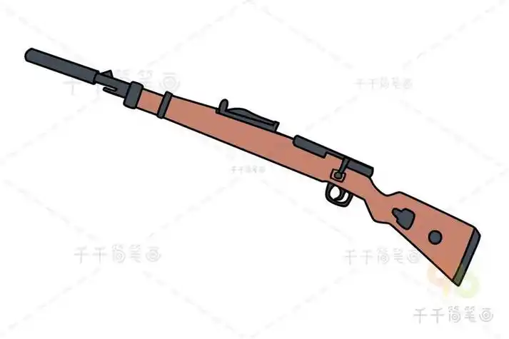 空投枪groza简笔画