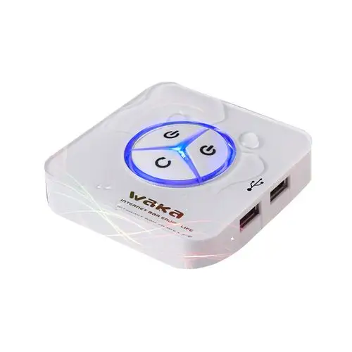 网吧电脑桌面开关机箱电源开机按钮按键家用主机箱延长开关防水