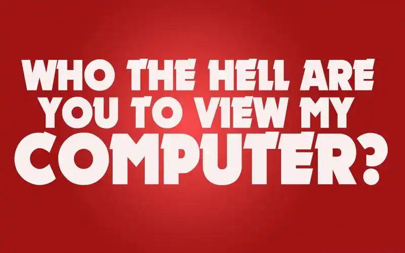 不要查看我的电脑壁纸