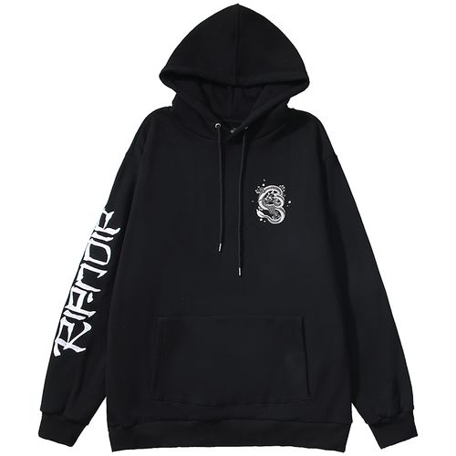 美国潮牌ripndip中指猫卫衣满版绣花男女情侣款loong龙加绒外套