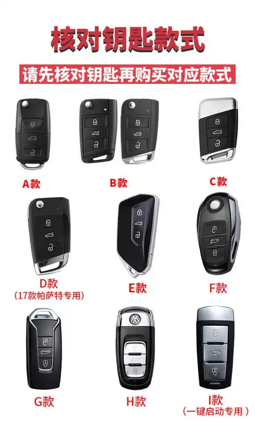 迈多多2122新款适用大众辉昂钥匙套专用汽车包扣壳高档保护壳男士内饰