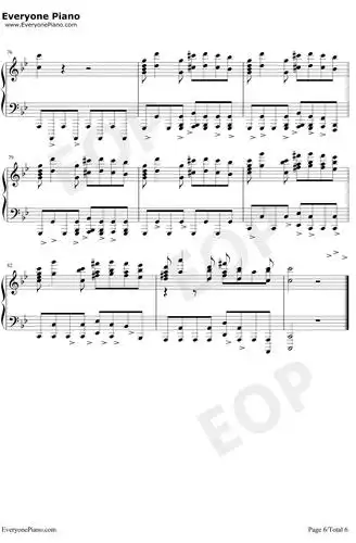 bad guy钢琴谱-billieeilish