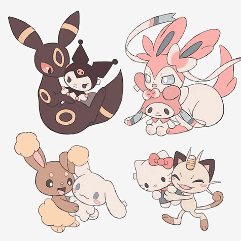 宝可梦#超级可爱捏(twi:mikripkm)