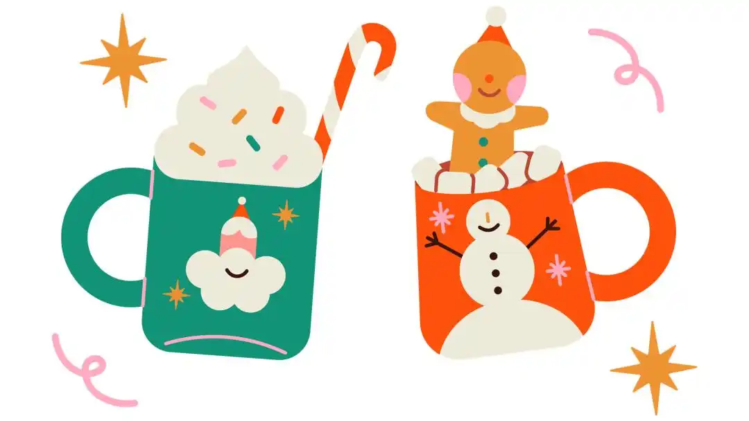 「ppt素材」提前分享一组圣诞小插画