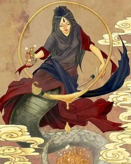 女娲为什么是人身蛇尾的形象?这并不是上古流传,而是汉代才有的|伏羲|