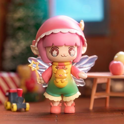 现货kimmymiki圣诞奇妙心愿夜盲盒手办礼物送女孩公仔摆件铃铛