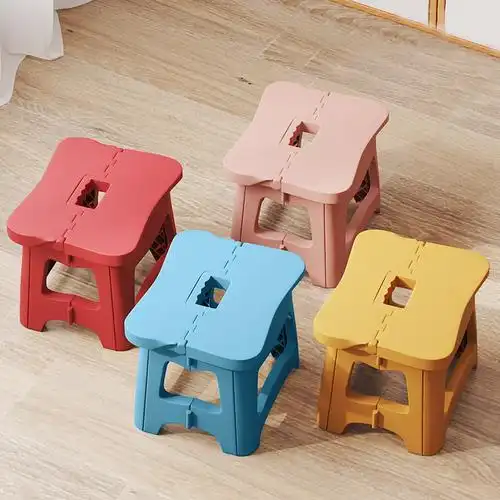 加厚塑料折叠小凳子成人家用简易儿童小板凳火车马扎凳户外便携凳