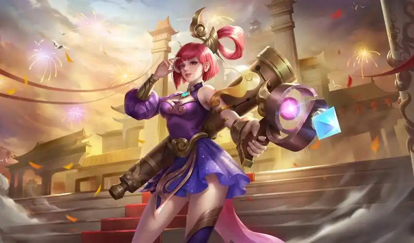 【新皮肤】黑桃皇后-焰火流星