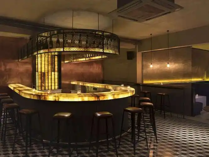 昆山石英石异形吧台定制