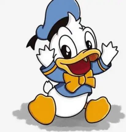 唐老鸭简笔画图片大全-唐老鸭