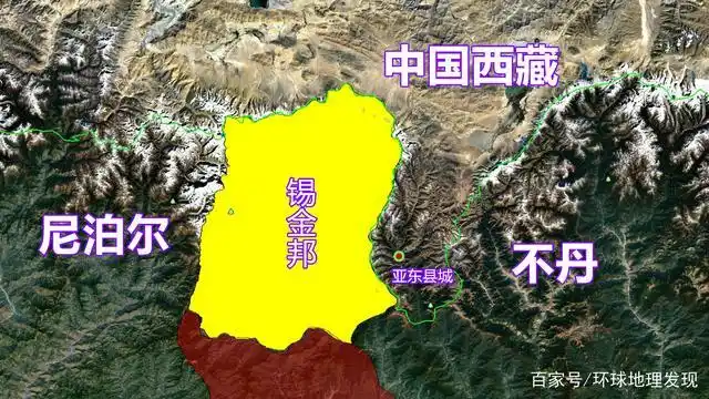 印度靠着锡金邦,领土已经向北推上了青藏高原,还有士兵把守