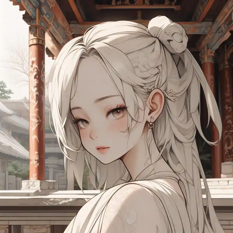 94佛系禅意卡通女生头像96 探索内心的宁静与平和,这些佛系禅意