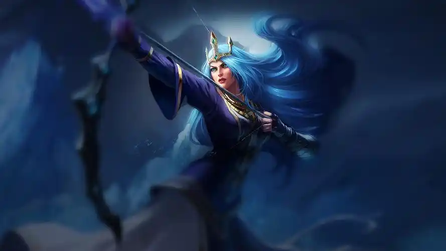 lol英雄联盟"寒冰射手 艾希"系列皮肤视频 - 螺号游戏