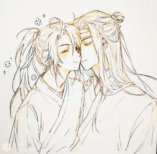 魔道祖师简笔画q版叽魔道祖师简笔画q版叽