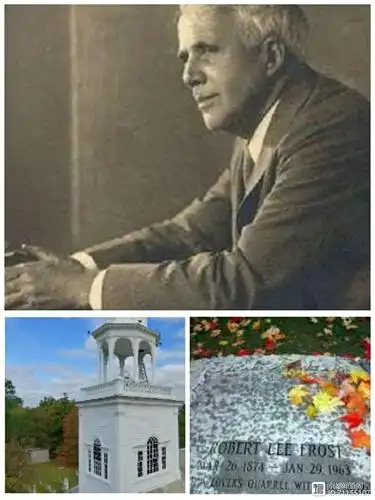 新英格兰采风访诗人罗伯特弗罗斯特墓地