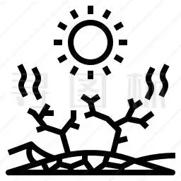 干旱图标