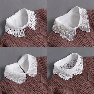 饰假衣领春秋冬季女士衬衣领假领子女百搭假领多功能搭配毛衣用装