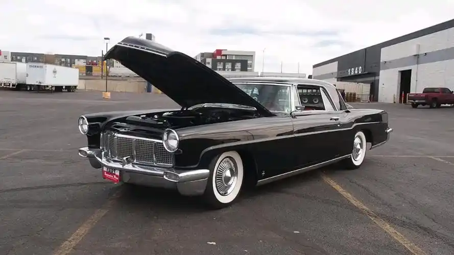 经典老式轿车 1956 林肯大陆 lincoln continental coupe mark ii