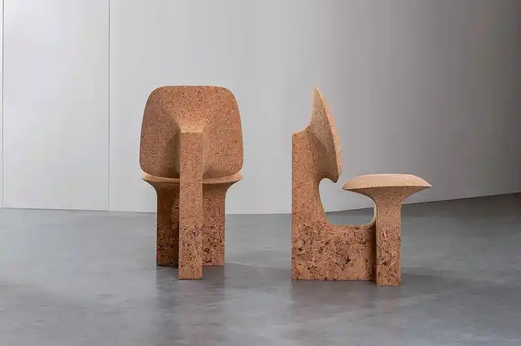 burntcork软木制成的可持续家具系列