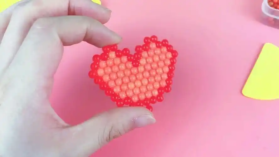 水雾魔法珠diy爱心
