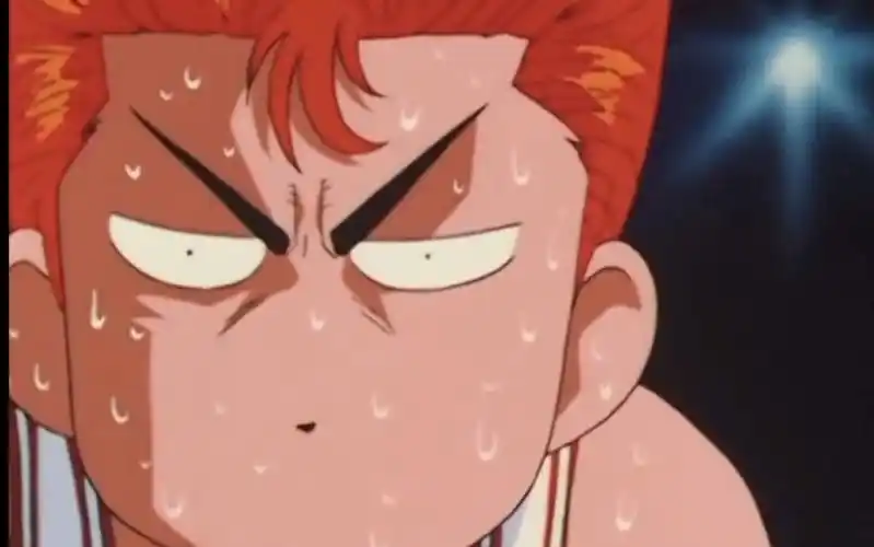 灌篮高手樱木花道首次搞笑罚球