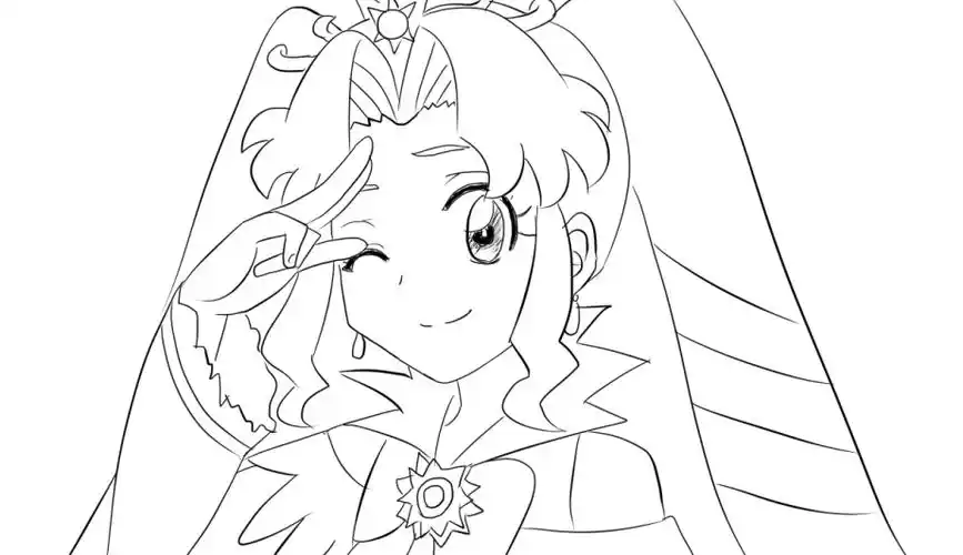 [小林画的]巴 啦啦小魔仙之飞越 彩灵堡之帅气登场的彩俐公主