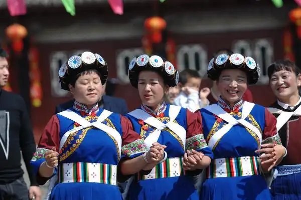 2017云南民族村纳西族三朵节庆祝活动