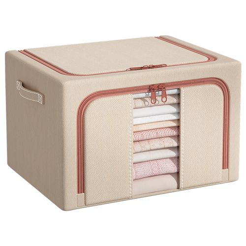 衣服收纳加厚棉麻布艺衣柜家用衣物整理神器收纳箱