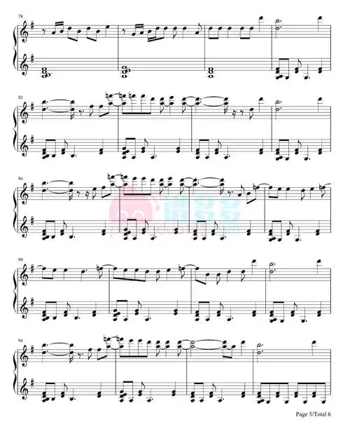 maroon5sugar钢琴谱