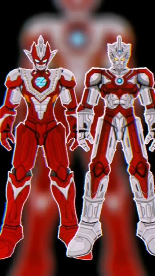 钢铁机甲奥特曼重制版泽塔贝塔冲击