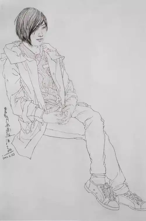 央美国美教授线性素描风格大pk第一张就给我看跪了