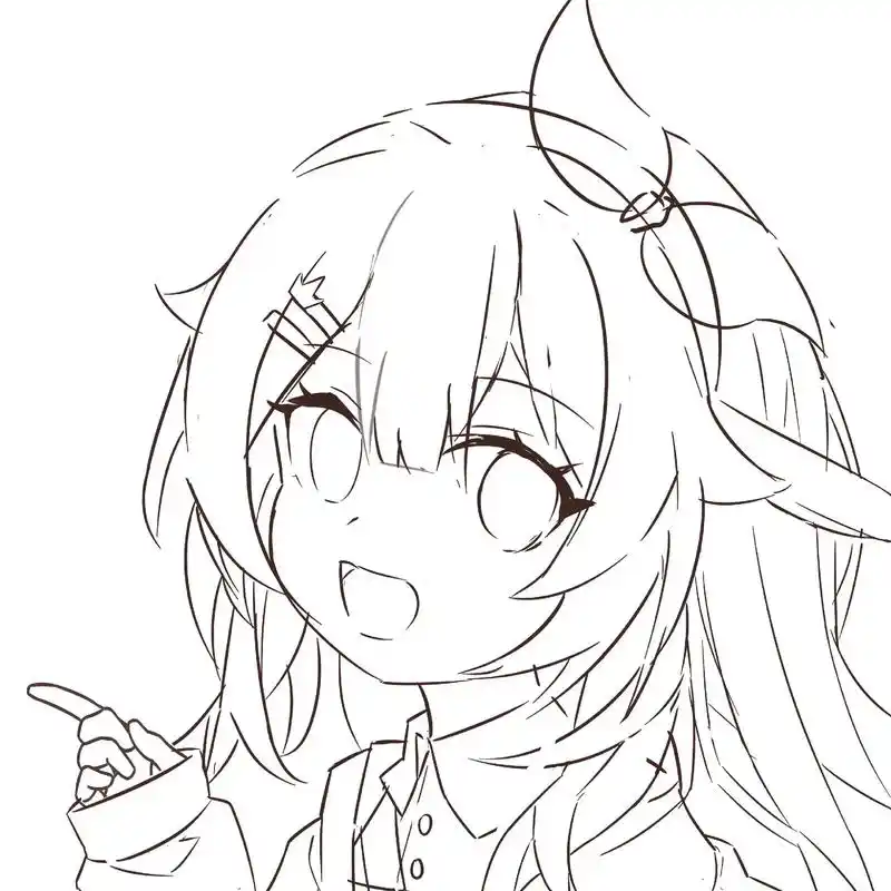 50r的稿子#板绘 #二次元 #稿子#稿子勿用 #日常瞎画  - 抖音