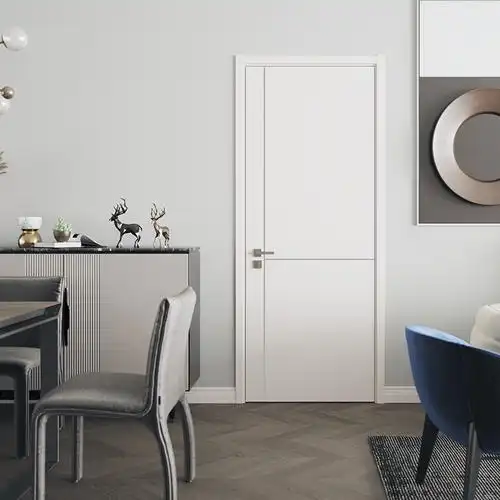 圣象木门现代简约房门实木复合室内门静音套装白色室内门