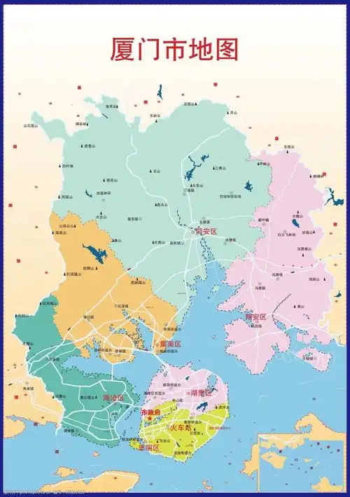 厦门市地图