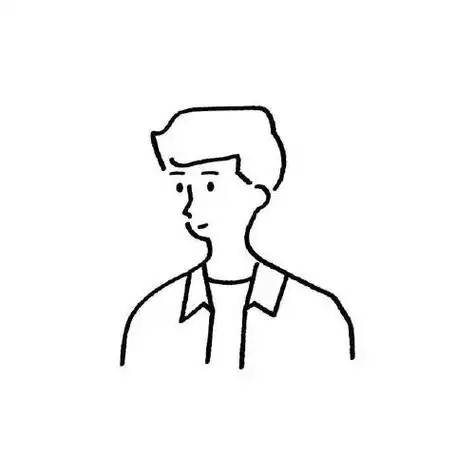 进来拿男头极简黑白线条男生头像