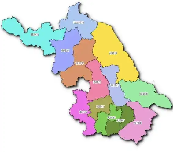 江苏地图