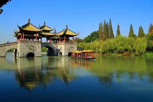 2020年11月扬州瘦西湖风景