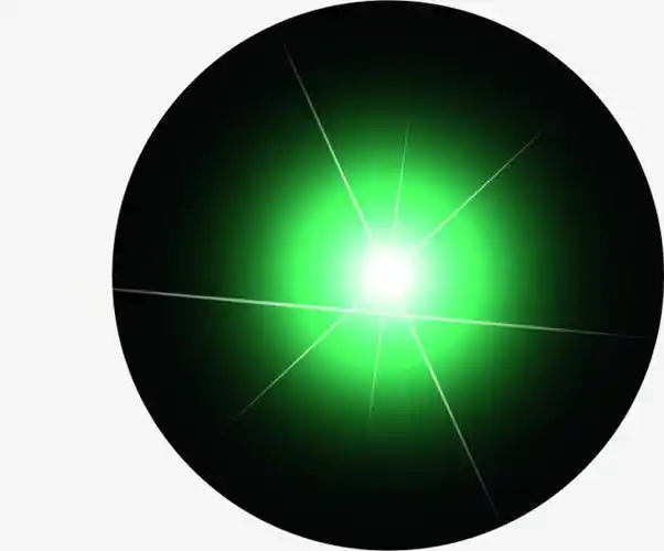 绿色色光晕黑边框装饰