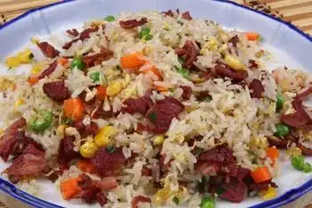 买菜图 牛干巴炒饭