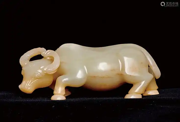 6868lot006768清和田玉牛