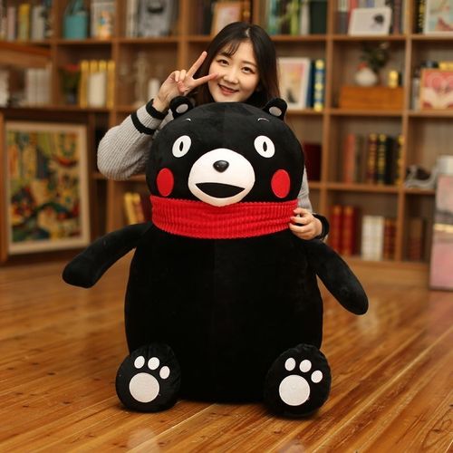 熊本熊玩偶公仔呆萌熊娃娃毛绒玩具陪睡日本熊生日礼物送男生