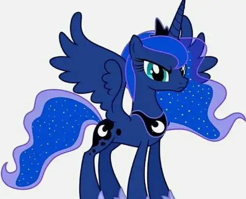 小马宝莉之月亮公主简笔画