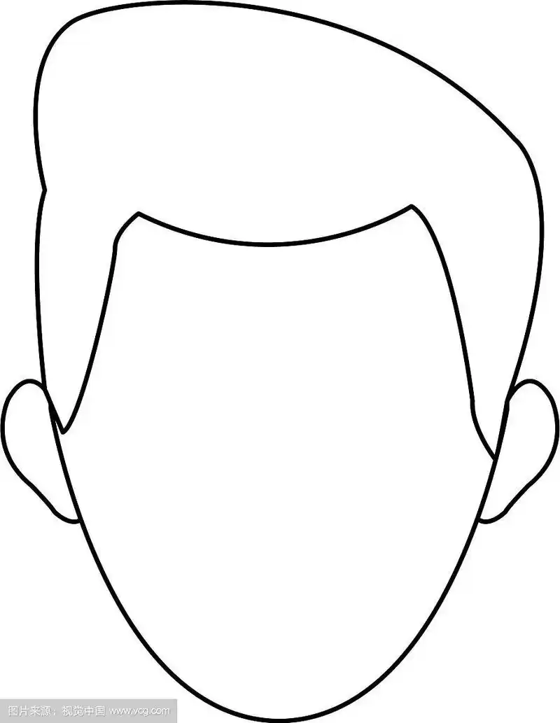 人脸特征轮廓图像