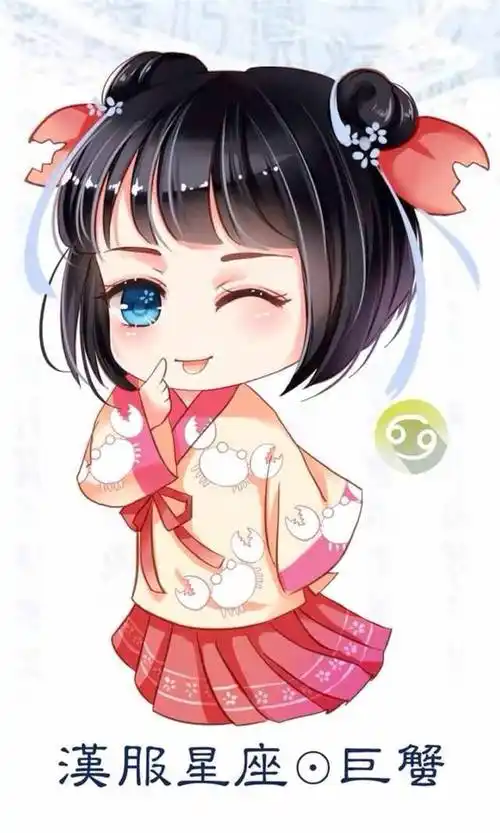 十二星座q版手绘图片 手绘十二星座q版人物图片