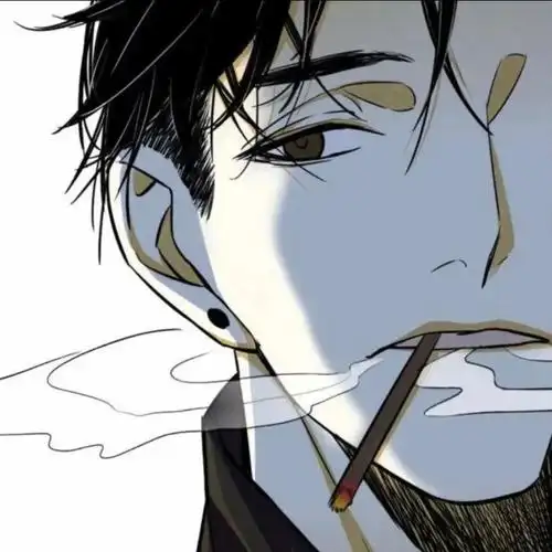 男生头像超酷的黑白系伤感动漫男头