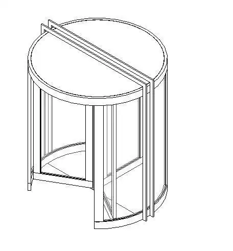 旋转门的简笔画