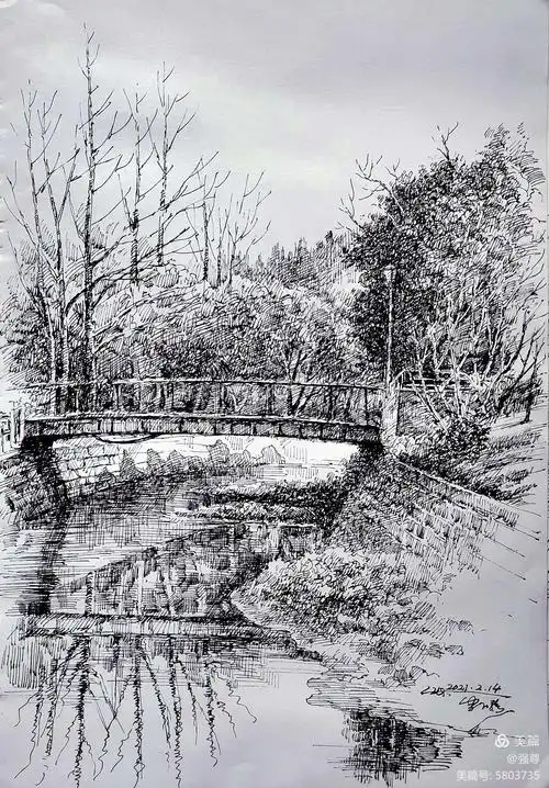 我喜欢的大师级的钢笔画