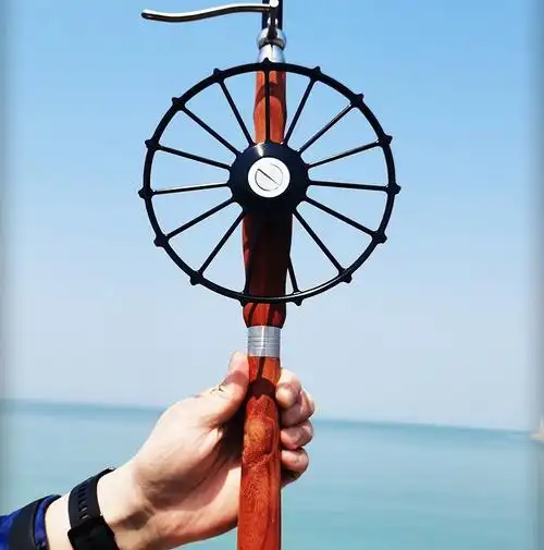 渔之趣红花梨手把甲鱼枪实木手把甲鱼枪甲鱼杆打甲鱼枪1k布精雕盘怎么