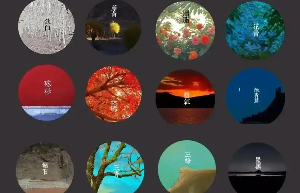 国画传统配色#色彩搭配 #国画 - 抖音